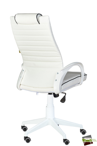 Кресло компьютерное Квест white ультра к.з белый
