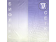 Бифлекс матовый градиент, цв. Фиалковый (светлый) + Белый