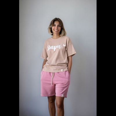 Женский костюм бежево-розовый "Дари"