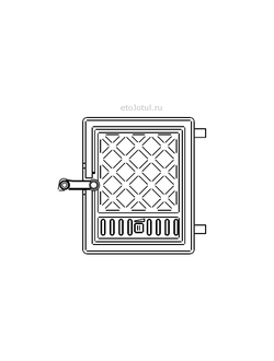 Дверка со стеклом для печи Jotul F601 N