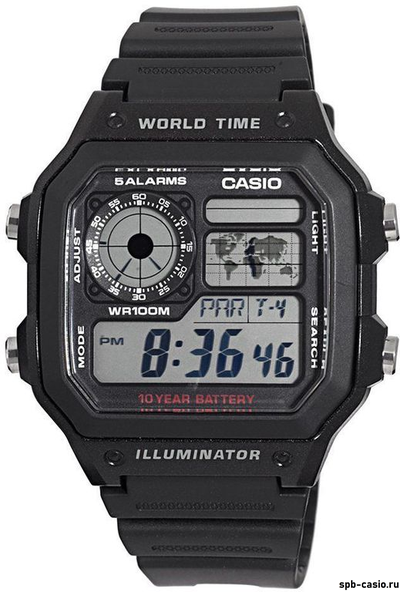 Часы Casio AE-1200WH-1A