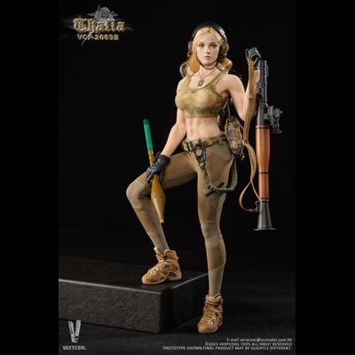 ПРЕДЗАКАЗ - Боевая подруга Талия - Коллекционная фигурка 1/6  Desert Female Soldier Thalia Blonde Hair (VCF-2069B) - VERYCOOL ?ЦЕНА: 25900 РУБ.?