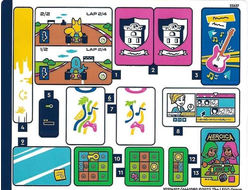 Sticker Sheet for Set 41748 -  10104102/6441080 , n/a (41748stk01)