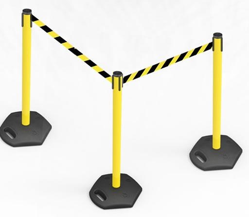 Дорожное ограждение Barrier NOVO™ из пластика с вытяжной лентой от 2-х ...