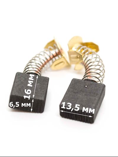 Щетки угольные к-т (2 шт) для Makita CB-155 (6,5*13,5*16 мм)