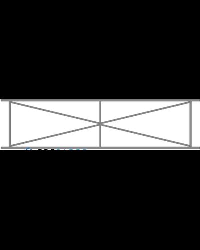 Газонное сварное ограждение ГО