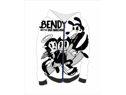 Толстовка 3Д Бенди и чернильная машина №8