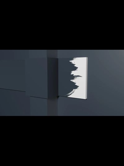 Молдинг Decor Dizain DD12, дюрополимерный, влагостойкий, под покраску, длина 2 м