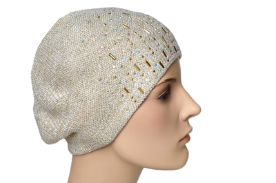 Головной убор Италии со стразами