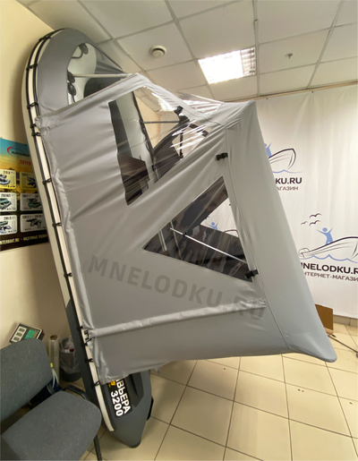 Тент ходовой Ривьера Компакт 3200 справа