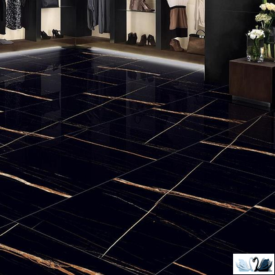 Керамогранит Laparet Lawa Black 60 х 60 см черный полированный