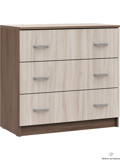 Бася (Басса) КМ 551м комод Ясень шимо темный/Ясень шимо светлый