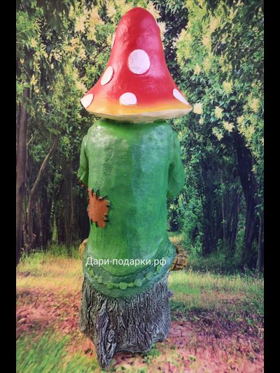 ДОМОВОЙ - Лесовик - охраняет дом от сглаза 63*28*26см  3,5кг  0,04м3  полистоун Россия 3889/016766