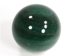 Шар Авантюрин зеленый, Бразилия (55 мм, 246 г) №35799