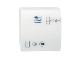 114272 Tork tellus Universal листовая туалетная бумага однослойная T3 белая