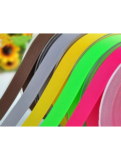 Репсовая лента однотонная