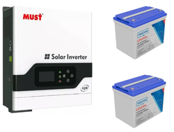 Комплект ИБП на основе инвертора Must EP18-3024 PRO и двух аккумуляторов литиевых Vektor LFP 25,6-50 (2 шт.)