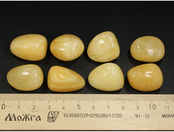 Кальцит апельсиновый, галтовка в ассортименте, Китай (24-26 мм, 9-12 г) №26995