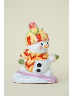 Снеговик "Сноубордист" (спортсмен)