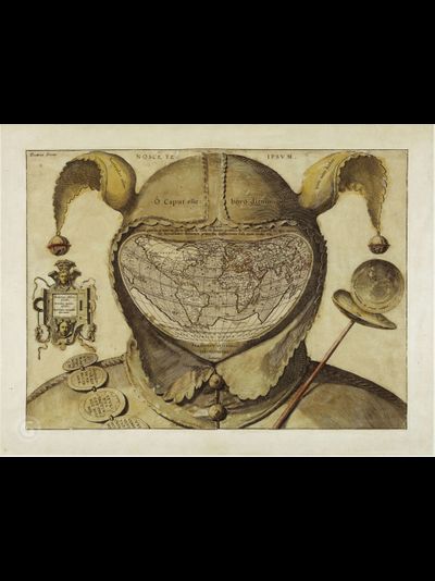 Картина обогреватель, фото старинной Карты мира 1590