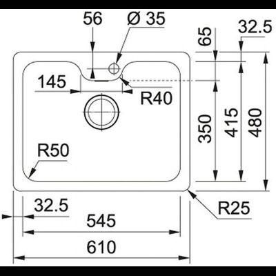 Мойка Franke Bell BCX 110-55 TL