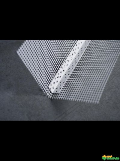 Профиль угловой ПВХ 100х150 мм с армирующей сеткой, 2500 мм