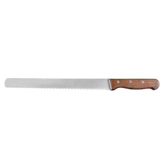 Нож для бисквита 28 см, деревянная ручка