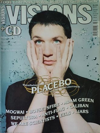 Visions Magazine March 2006 Placebo, Mogwai, Иностранные музыкальные журналы, Intpressshop