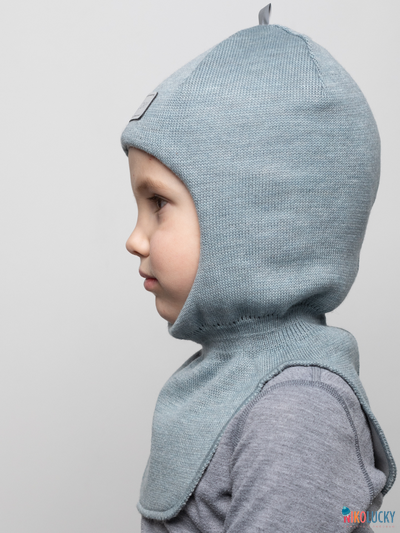 Шапка-шлем "NK"   20101-01, цвет серый р. 50-52