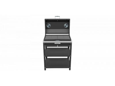 Стол-гриль с решёткой из чугуна