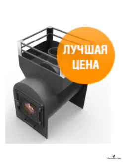 Печь для бани Жара-малютка 500 с дверкой со стеклом