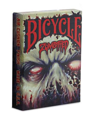 Страшные, дизайнерские, игральные карты, для покера, BICYCLE ZOMBIFIED, Байсикл зомбифид, колода