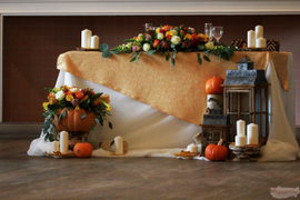 Оформление в ресторане "Калужская застава" Октябрь