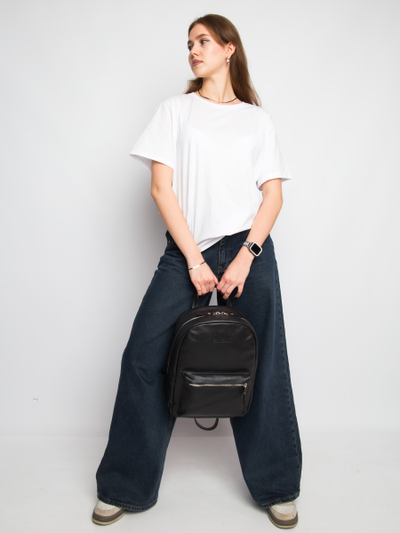 Женский кожаный рюкзак Albiate black (арт. 3103-01)
