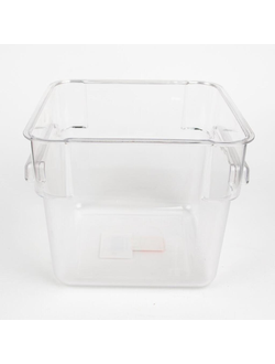 Контейнер для продуктов 2 л. без крышки, 18*18*10 см, поликарбонат