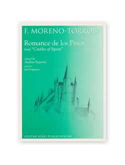Moreno Torroba, Federico. Romance de los Pinos guitar