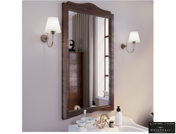 TW Veronica Nuovo Зеркало подвесное, в деревянной раме 83х110 см, цвет noce