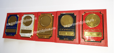 Обложка "VIP ночное сияние" из красной кожи флотер для авто документов с линзами