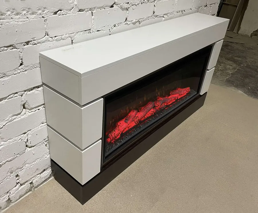 Линейный электрический камин Норман