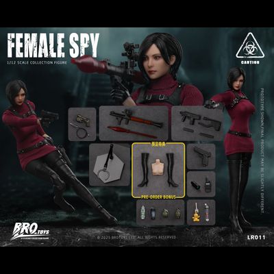 ПРЕДЗАКАЗ - Ада Вонг (Resident Evil 4 Remake) - Коллекционная фигурка 1/12 SCALE Female Spy with Movable Eyes (LR011) - BROTOYS ?ЦЕНА: 13900 РУБ.?