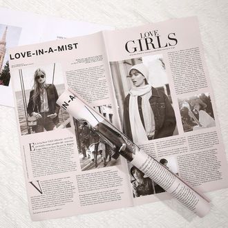 Пленка флористическая "Газета Love girls" 57*57см 20шт Светло-розовый ПЛ23/21