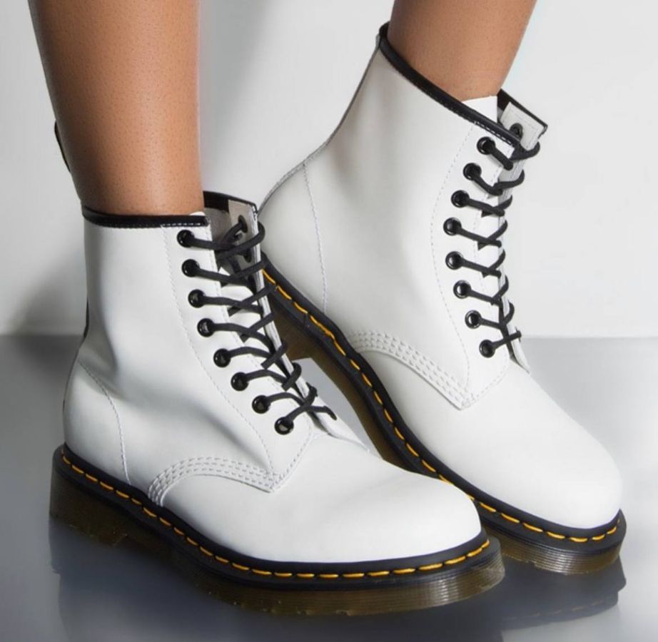 Ботинки Dr Martens 1460 White Smooth