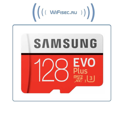 Карта памяти microSDXC UHS-I U3 SAMSUNG EVO PLUS 128 ГБ, 100 МБс, Class 10, MB-MC128HARU, + переходник SD