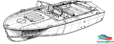 Тент на лодку ПРОГРЕСС 2