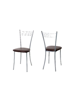 Стул Хлоя, светлый каркас, шоколад