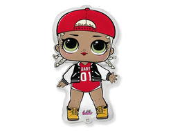 Фольгированная фигура LOL Модная подружка 33" 84см