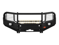 Передний силовой бампер серии Трофи на Nissan Navara III (D40 STX) 2010-2015 (02.048.03)