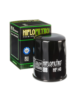 Масляный фильтр HIFLO FILTRO HF148 для Yamaha GRIZZLY 350/400/450/550/660/700, APEX XTX/SE, WOLVERINE// Honda hp 75/90/115/130/135/150/200/225// Mercury Mariner Marine// TGB