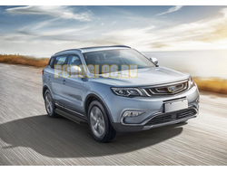 Пороги на Geely Atlas (2018-…) Black-Premium