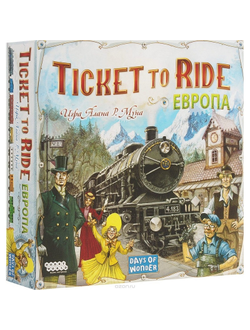 Настольная игра Hobby World Ticket to Ride: Европа 3-е